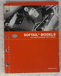 2007 Harley Davidson Parts Catalog Softail Models 99455-07B. Fixed Price $81.22.
