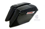 Black Cvo Extended Stretched Bag W/ 6X9 Speaker Lids For 2014 Up Harley Touring. Fixed Price $450.00.