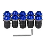 10 Pack Alu Blue M5X16 Windshield Screen Screw Bolts Kit Motorcycle Motorbike. Fixed Price $10.65.