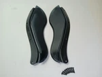 Harley-davidson 2008 Cvo FLHTCUSE3 Adjustable Fairing Wind Deflectors Dark Smoke. Fixed Price $39.95.
