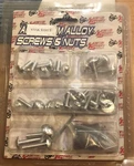 Yana Shiki #YNSK-S095S Chrome Plated Fairing Bolt Kit. Fixed Price $31.95.