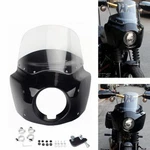 Headlight Fairing Windshield Kit For Harley Dyna Super Glide Street Bob Fxdb. Fixed Price $114.84.