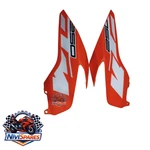 Tank Cover Side Mask Set With White Decal For Ktm Duke 250 2017-2019. Fixed Price $262.84.