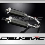 Honda RVT1000R 2000-2001 Delkevic Slip 14" Oval Carbon Exhaust Muffler Kit. Fixed Price $520.99.