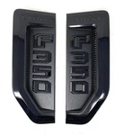 Pair Set Emblems Badge Fits For 2017-2022 Left & Right Side Door Fender (black). Fixed Price $165.00.