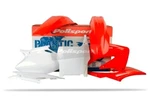 Polisport Plastic Kit Mx Red/white Honda Crf 450 2004-2004. Fixed Price $120.10.