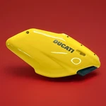 Genuine Ducati Supersport 750 800 900 Yellow Half Fairing Right Mid Small Crack. Fixed Price $224.95.