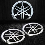 2X 2.125" 3D Brushed Metal Look Emblem Decal Logo Fairing/fender Sticker Yamaha. Fixed Price $12.88.