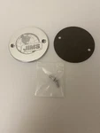 Harley Davidson 1970-99 2-HOLE Jims Mach Billet Points Timer Cover Repl 32524-83. Fixed Price $24.95.