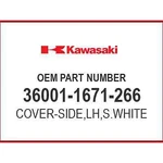 Kawasaki Cover-side,lh,s.white 36001-1671-266 Oem New. Fixed Price $85.89.