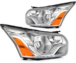 2X Chrome Headlights Assembly Clear Lens 2015-2023 Ford Transit 150 250 350. Fixed Price $138.79.