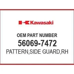 Kawasaki Pattern,side Guard,rh 56069-7472 Oem New. Fixed Price $13.12.