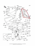 New Oem Kawasaki Right Side Engine Shroud Cover Panel Lime Green. Fixed Price $47.92.