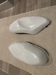 2016 Yamaha XSR900 Gas Tank Cover White Gloss Powder Coated. Fixed Price $300.00.