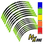 Line Dirt Bike Rim Wraps Sticker For Suzuki Dr-z 250 01-07 03 04 05 06. Fixed Price $38.95.