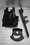 2002 Kawasaki Ninja ZX12R ZX1200B Rear Mid Undertail Fairing/chain Guard. Fixed Price $59.99.