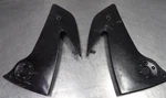 06-08 Kawasaki Ninja 650R EX650A Right & Left Frame Pivot Cover 14091-0461-837. Fixed Price $10.18.