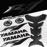 Black Pro Grip Fuel Tank PAD+8" 3D Yamaha LOGO+YZF-R1/R1S Fairing Emblem Sticker. Fixed Price $37.88.