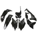 Trim Kit 7-PIECE Ufo Plastic Black For Kawasaki Kx 250CCM YR.17. Fixed Price $129.22.