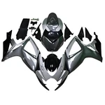 Gray Silver Fairing Kit For Suzuki GSXR600 GSXR750 2006 2007 Injection Bodywork. Fixed Price $359.95.