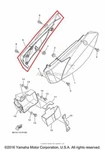 New Oem Yamaha Right Side Cover White. Fixed Price $104.95.