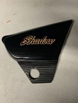 1983-85 Honda Shadow VT700C VT750C Black Right Side Cover Panel. Fixed Price $100.00.