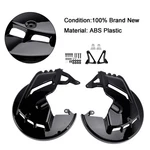 Front Brake Disc Rotor Covers For Honda Goldwing GL1800 F6B 01-15 Black. Fixed Price $133.99.