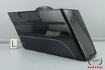 2012 Harley Road King Left Saddlebag Bottom Midnight Pearl W/ Stripes. Fixed Price $44.50.