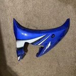 2006-2009 Yamaha Yzf R6S Left Lh Side Mid Fairing Cowling Panel Blue Oem. Fixed Price $46.89.