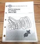 Harley-davidson Official Factory 1980 1983 Flt Models Parts Catalog 99438-83B. Fixed Price $35.99.
