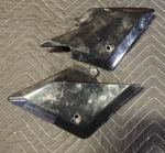 Suzuki SV650, SV650S, SV1000, SV1000S Subframe Cover Set 47111-16G10-YKV. Fixed Price $49.99.