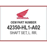 Honda Shaft Set, L. Rr. 42350-HL1-A02 Oem New. Fixed Price $561.17.