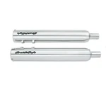 New Unopened Screamin Eagle Street Cannon Slip Ons, Chrome, 64900186A *. Fixed Price $356.25.