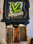 Oem Yamaha Radiators Left Right Set W/ Hoses YZ250F WR250F 2001 2002. Fixed Price $179.99.