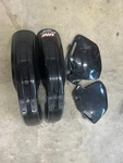 Honda Ufo Front & Side Panels Plastic Fender Lot 92-01 Black. Fixed Price $60.00.