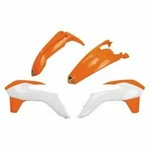 Ktm 500 Exc 2014-2016 Ufo Complete Plastic Orange/white KTKIT516-999W. Fixed Price $99.99.