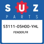 53111-05H00-YHL Suzuki Fender,fr 5311105H00YHL, New Genuine Oem Part. Fixed Price $355.85.
