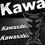Chrome/black Pro Fuel Tank PAD+8" 3D Kawasaki Logo Fender Fairing Emblem Sticker. Fixed Price $28.98.