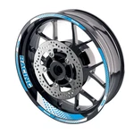 Aqua GP07 Racing 17" Rim Wheel Sticker For Honda CBF1000 06 08 09. Fixed Price $31.03.