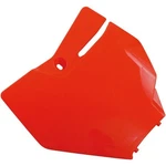 Ufo Plastics KT04087-FFLU Front Number Plate, Neon Orange. Fixed Price $24.95.