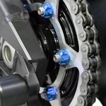 Billet Rear Wheel Sprocket Nuts Blue For Yamaha WR125R 09 10 11 13 14. Fixed Price $38.48.