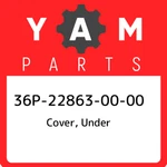 36P-22863-00-00 Yamaha Cover, Under 36P228630000, New Genuine Oem Part. Fixed Price $54.19.