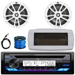 Jvc KD-T92MBS 1-DIN Boat Bluetooth Cd Stereo W/cover, 2X 6.5" 180W Max Speakers. Fixed Price $313.99.