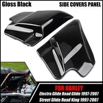 Vivid Black Side Cover Panel For Harley Road Street Electra Glide King 1997-2007. Fixed Price $71.98.