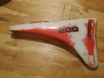 1982 Yamaha XT200 Right Side Cover 15A-21721-00. Fixed Price $40.00.