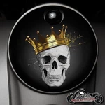 Harley Davidson Fuel Console Door Gas 2008+ Touring Trike Skull King. Fixed Price $129.99.