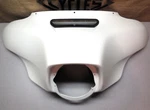 Harley 2018 Street-glide Bonneville Salt Denim White Front Upper Batwing Fairing. Fixed Price $350.00.