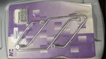 Nos Enterprises Chrome Saddle Bag Guards Honda 1997- 2015 VT750 Aero MC140-04. Fixed Price $99.99.