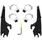 Memphis Shades Hd MEB2056 Batwing Fairing Trigger-lock Mounting Kit- Black Xl. Fixed Price $159.95.