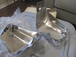 Nos Show Chrome Honda Abs Side Covers VT750 & Aero Spirit C2 53-427. Fixed Price $125.99.